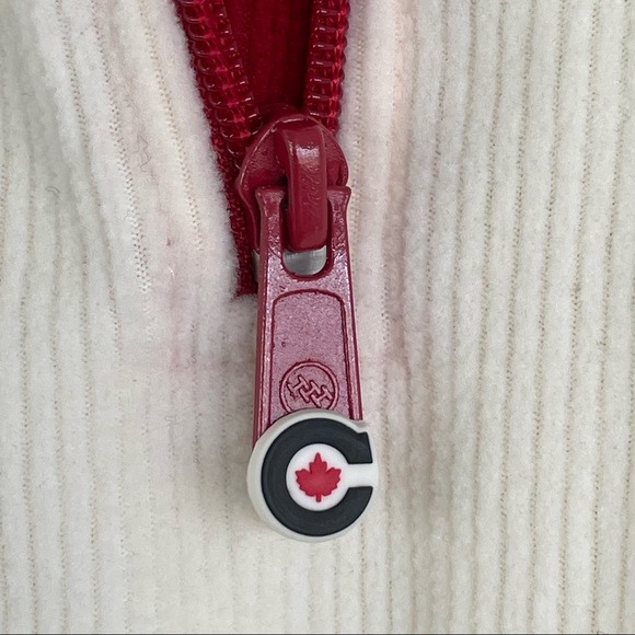 HBC Hudson’s Bay Co CANADA 2010 Winter Olympics Official Womens Fleece Jersey - Picture 7 of 13